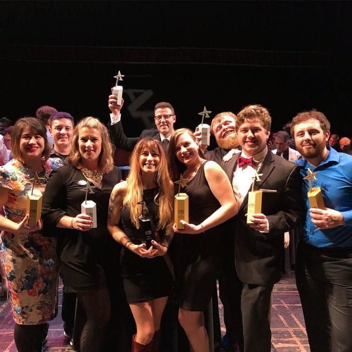 Blog Post Featured Image Pritt Entertainment Group Takes home eight ADDYs Group Photo Akron Video Production